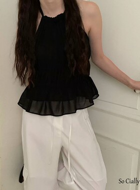 So Cially | 23秋韩国代购新品SLAT背心无袖套头纯色时尚百搭