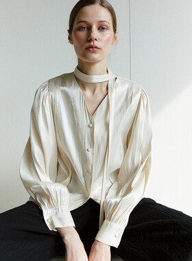 So Cially | MOHAN 23冬韩国设计师品牌衬衫V领单排扣