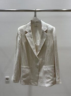 WOODSAGE 25SS新品亚麻西装外套