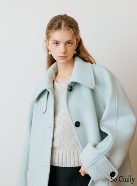 So Cially |  LOOKAST 23冬韩国设计师品牌毛呢外套中长款