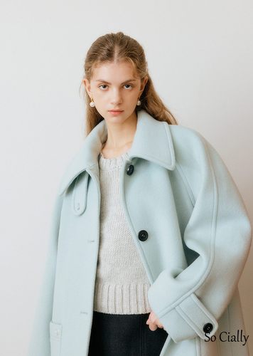 So Cially |  LOOKAST 23冬韩国设计师品牌毛呢外套中长款