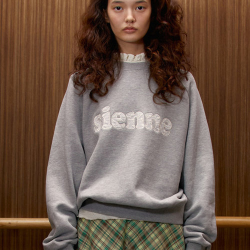 sienne 25SS 韩国设计师品牌新品蕾丝卫衣