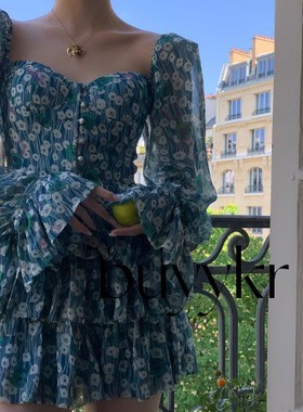 buyykr | SEOOOCOOKIE 23春季韩国设计师品牌连衣裙露肩雪纺