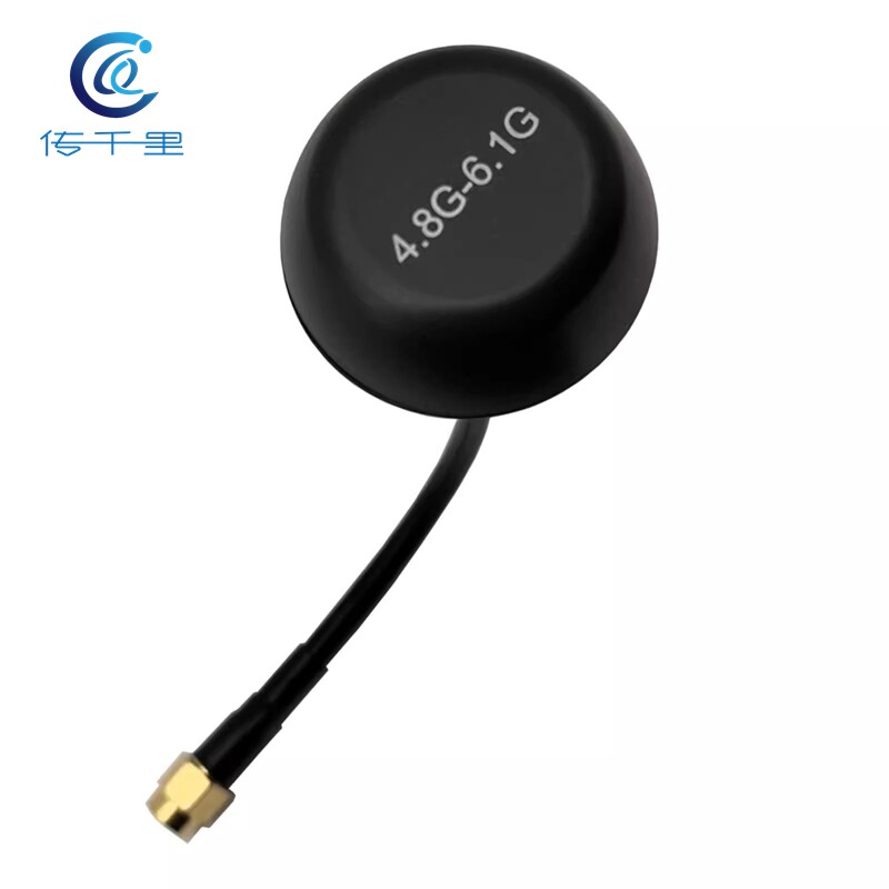 4.9G 5.8G 6G 高增益图传FPV天线 4800-6100MHz 蘑菇头天线