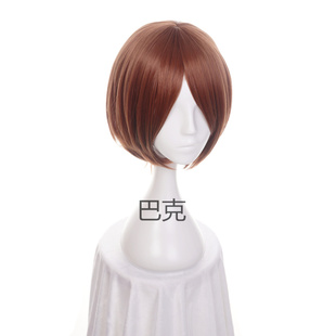 貂蝉 圣诞恋歌 情侣装 cosplay假发 短发 高温丝 棕色假毛
