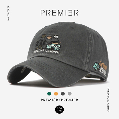 韩国时尚风露营显脸小软顶大头围