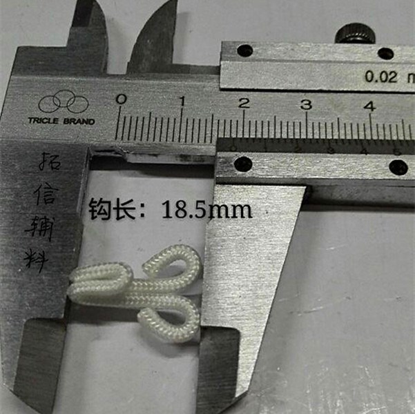 包布领钩对扣线扣毛皮草服装辅料配件挂钩乌蝇青蛙扣黑色白色直销图片