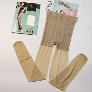 SKangel正品天鹅绒防脱丝连裤袜6D超薄任意剪钢丝袜SK丝袜NO.8001