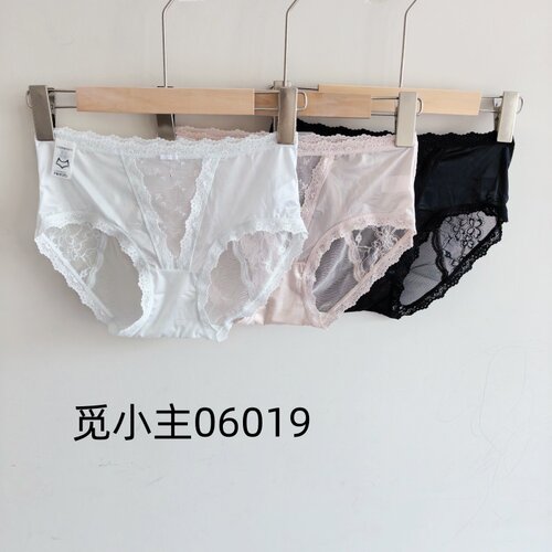 觅小主春夏清透蕾丝超薄三角内裤
