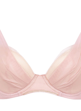 华歌尔wing收副乳简约大码文胸