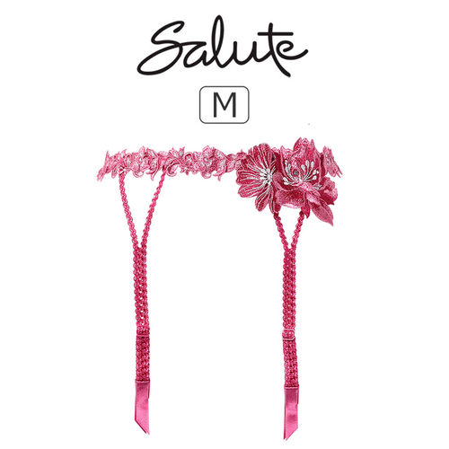 刺绣蕾丝高级腿环丝袜防滑夹