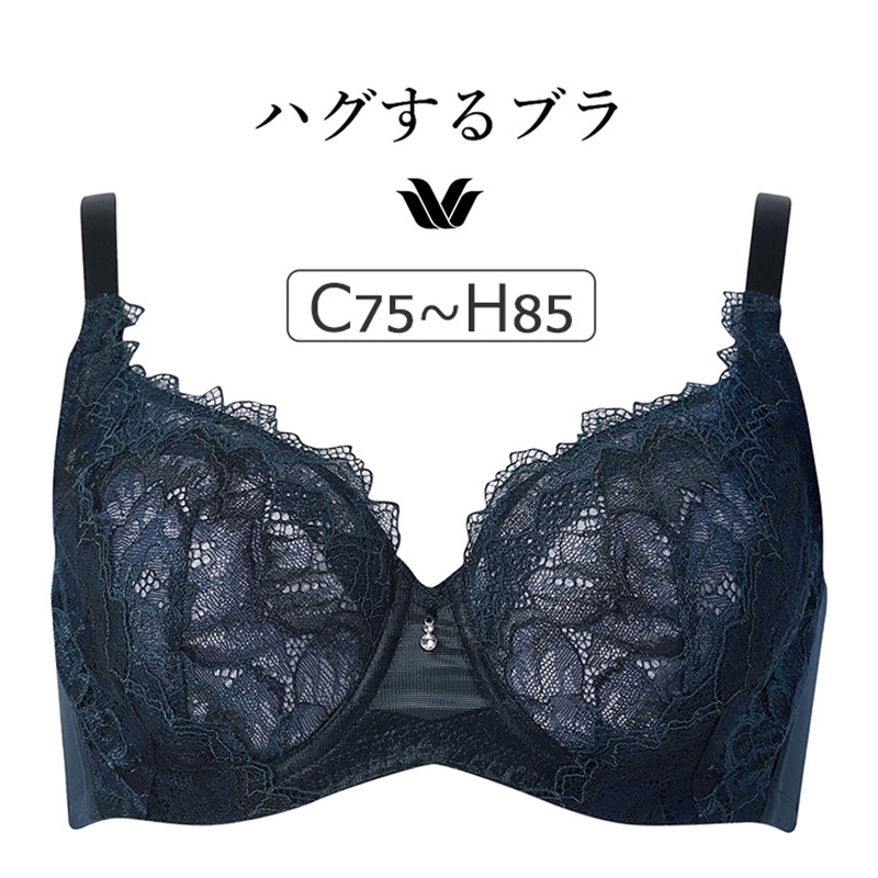 华歌尔薄款大胸上托聚拢文胸