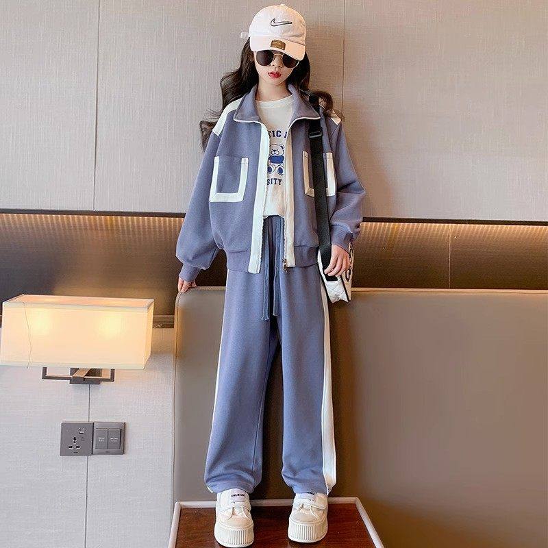 女童时髦春秋款套装洋气2025新款儿童网红女大童秋装运动服两件套,童装/婴儿装/亲子装,套装,淘宝优惠券,粉丝福利购,淘宝优惠卷