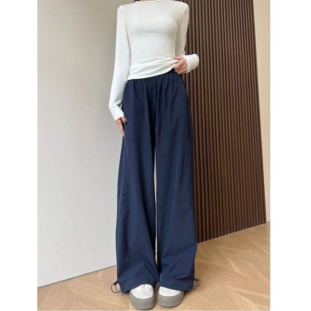 女大童美式速干工装裤2025夏季薄款高腰宽松显瘦阔腿休闲百搭裤子,童装/婴儿装/亲子装,儿童速干裤,淘宝优惠券,粉丝福利购,淘宝优惠卷