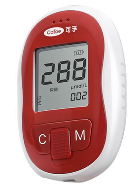 可孚UA02-C红色款尿酸检测仪家用精准测量