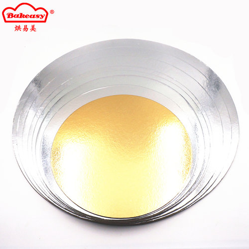 厂家直销圆形金银色铝膜至厚蛋糕