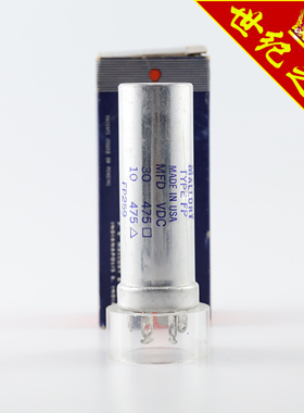 全新hifi胆机美国MALLORY 30-10MFD 475-475VDC 14.5/82.1uF电容