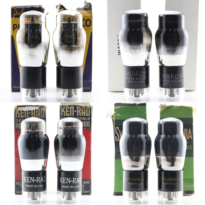 KEN-RAD电子管6F6G/6P6P/6V6厚碳