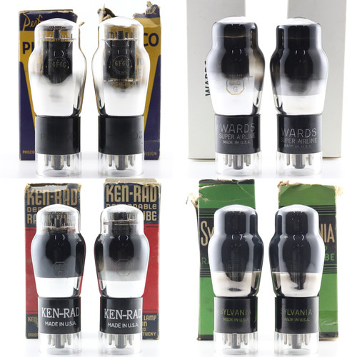 KEN-RAD电子管6F6G/6P6P/6V6厚碳