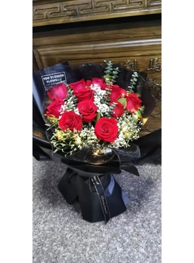 广州白云区机场路白云大道新市三元里广园新村红玫瑰生日鲜花店