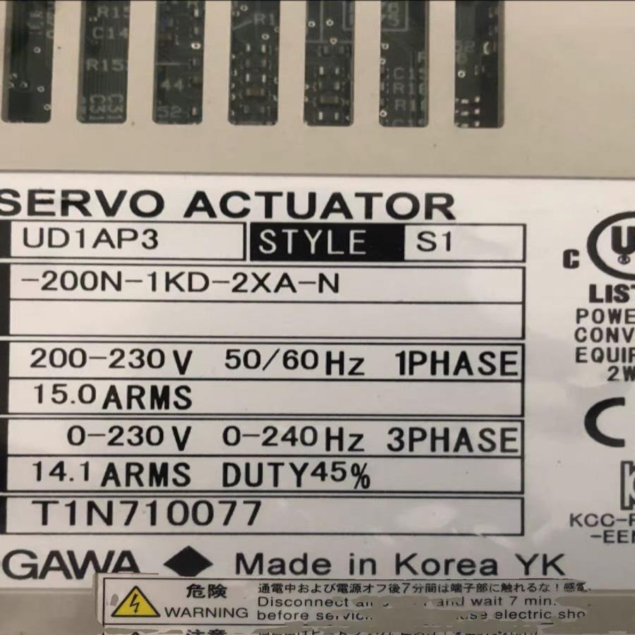 YOKOGAWA横河UD1AP3伺服驱动UD1AP3-200【南风商行】