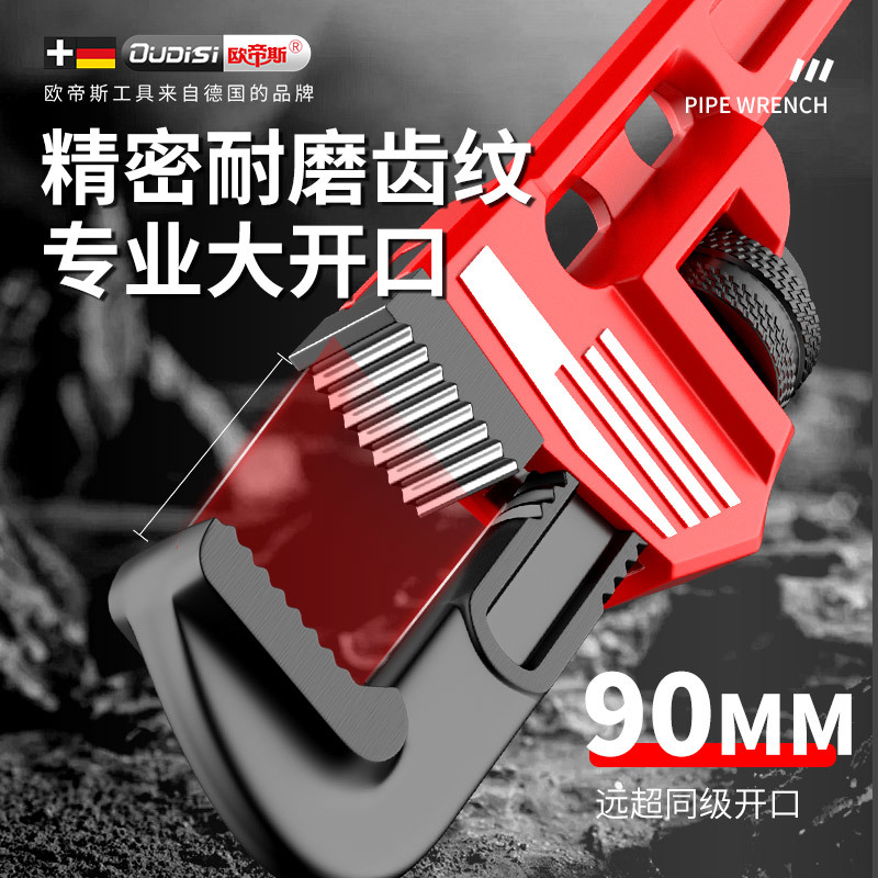 管钳子扳手家万用快速大开口小号多功能水暖工具水泵钳子