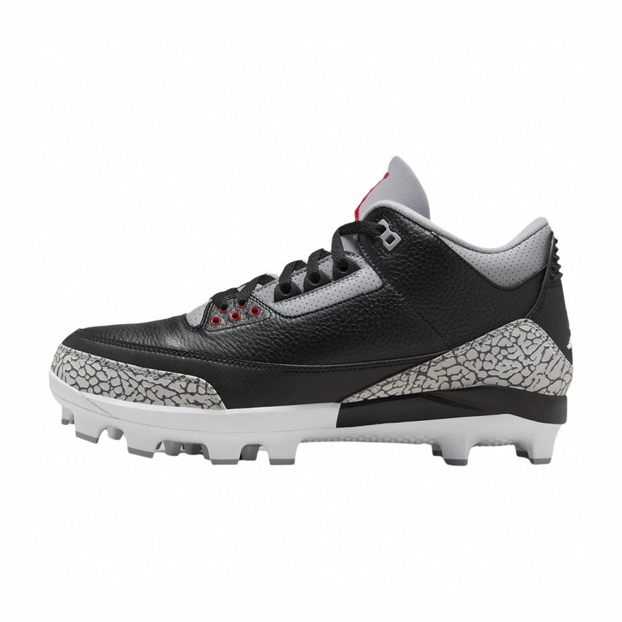 Jordan 3 低帮棒球鞋 Retro MCS 缓震防滑耐磨透气跑垒钉鞋FZ8627