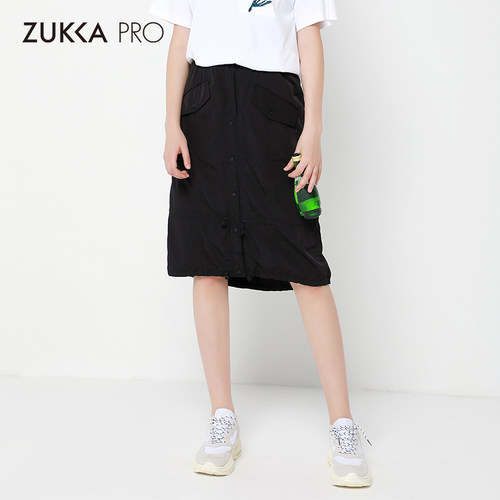 ZUKKA时尚工装休闲a字裙