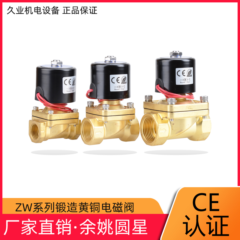 直动式锻造黄铜电磁阀CE认证
