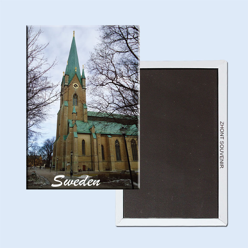 卡通欧洲 瑞典大教堂 磁性冰箱贴 旅行纪念品  21974个性创意