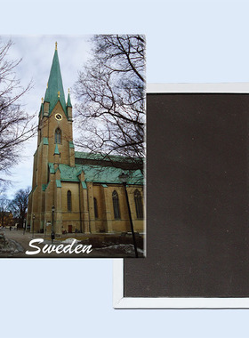 卡通欧洲 瑞典大教堂 磁性冰箱贴 旅行纪念品  21974个性创意