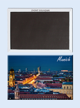 德国 慕尼黑圣彼得斯教堂美景 磁性冰箱贴 家居小磁铁 22702