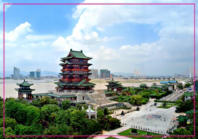 海量风景区纪念品 江西南昌滕王阁 旅游礼品磁铁冰箱贴5647