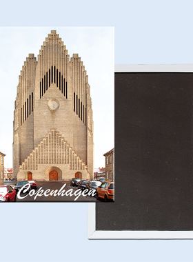 丹麦 哥本哈根大教堂 磁性冰箱贴 旅行纪念品 磁贴 磁铁21960
