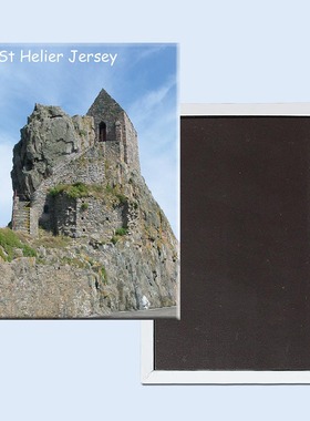 圣赫利尔 泽西 自然 山崖 创意磁性冰箱贴 旅行纪念品 21425