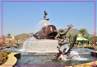 卡通海量风景区纪念品 香港迪士尼 旅游磁性冰箱贴5649个性创意