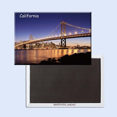 卡通旧金山磁性冰箱贴旧金山21191个性创意