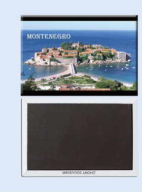 欧洲 黑山共和国 度假村 磁性冰箱贴 旅行纪念品 小礼品22894