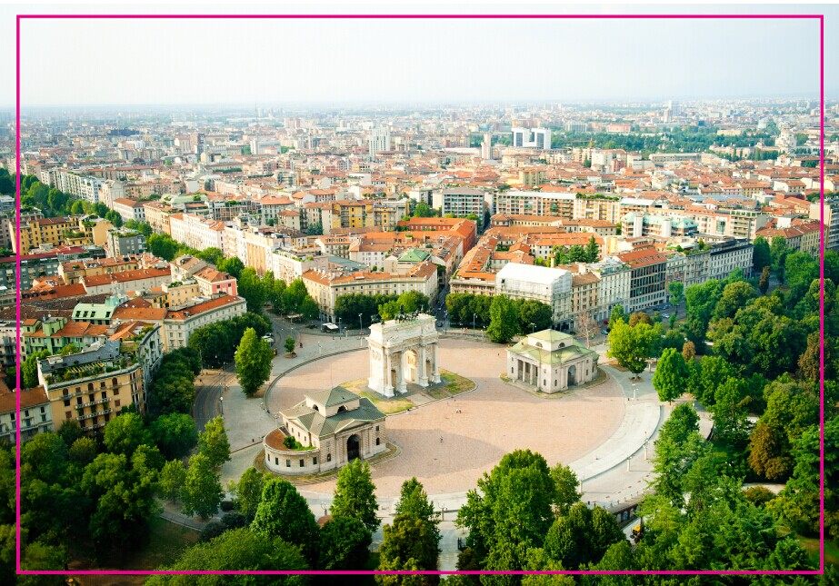 磁铁吸铁石 意大利 米兰小镇 风景纪念品 创意磁性冰箱贴5679