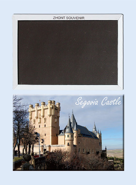 西班牙 塞哥维亚城堡 磁性冰箱贴 旅行纪念品 磁贴 磁铁22373