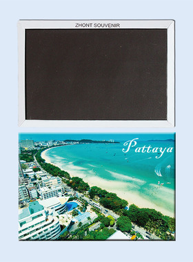 泰国 芭提雅美丽海景 创意磁性冰箱贴 旅行纪念品 家居21745