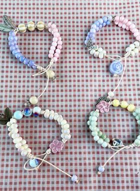 景瓷陶瓷纯手工编织手链