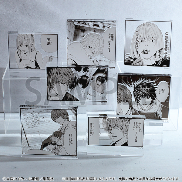 死亡笔记原画展名场景摆件