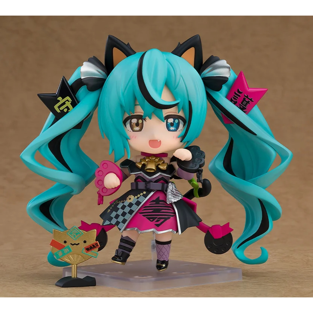 MIKU黑招财未来Ver粘土人