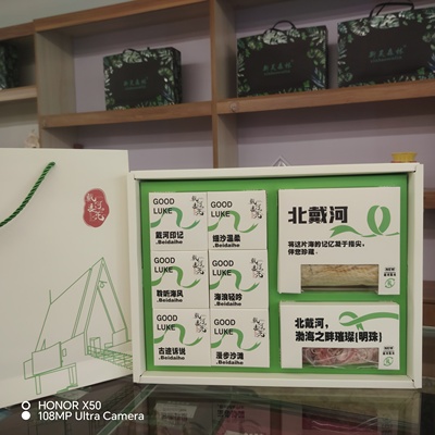 秦皇岛北戴河特产  鱿鱼丝鳕鱼片干海鲜大礼包礼盒阿那亚戴河浪花
