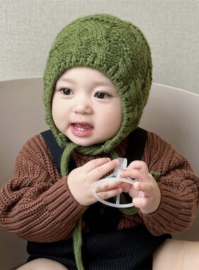 婴幼儿A类婴儿帽子护耳防风款式