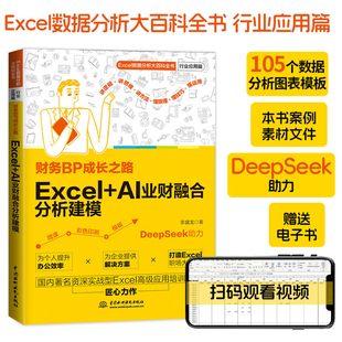 财务BP成长之路：Excel+AI业财融合分析建模 李盛龙 Excel建模VBA财务自动化业财融合AI应用经营分析报告销售订单分析模型