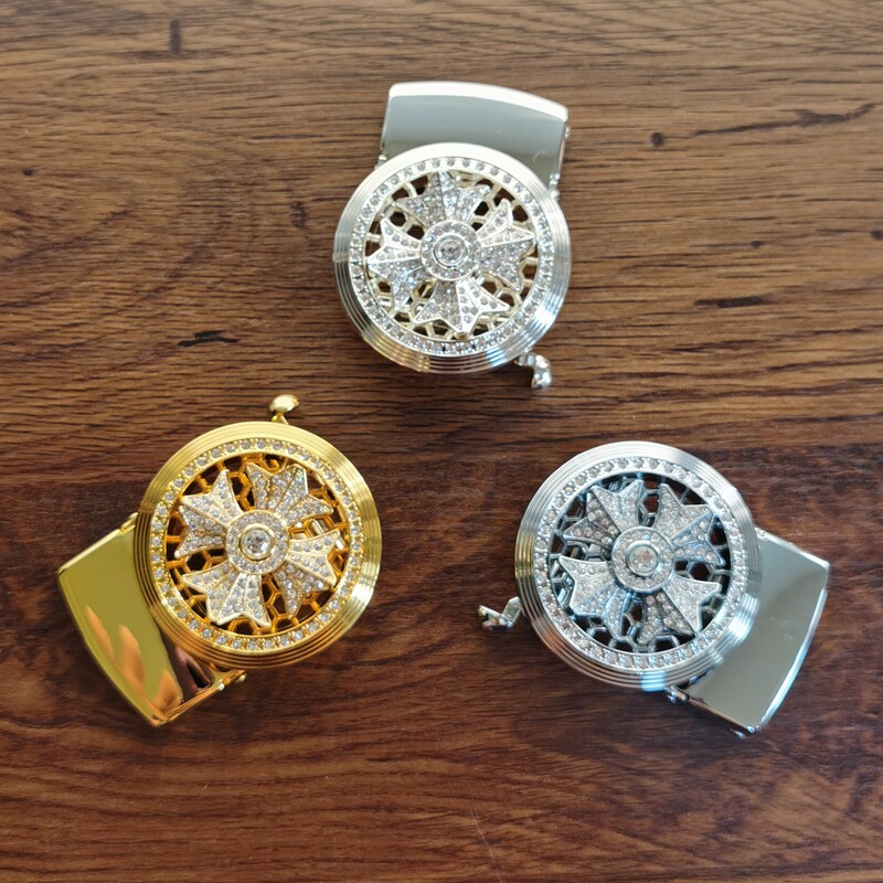 고급 아연 합금 SHILAIRUN 3.5CM 와이드 바디 자동 버클 남성용 비즈니스 바지 벨트 버클 별도 판매