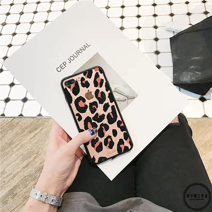 п¹úʱÉкÚÉ«±ªÎÆÆ»¹û6s/7ÊÖ»ú¿ÇiPhone7 PlusÈ«°ü͸Ã÷Èí¿ÇÅ®