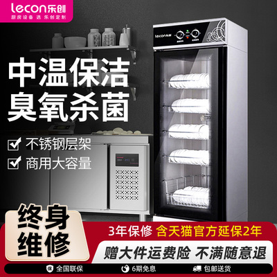 乐创消毒柜商用双门立式大容量单门餐饮饭店食堂餐具碗筷保洁柜